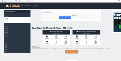 Minecraft Forge installer not opening or working in Windows 11